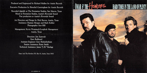 Omar And The Howlers : Hard Times In The Land Of Plenty (CD, Album)