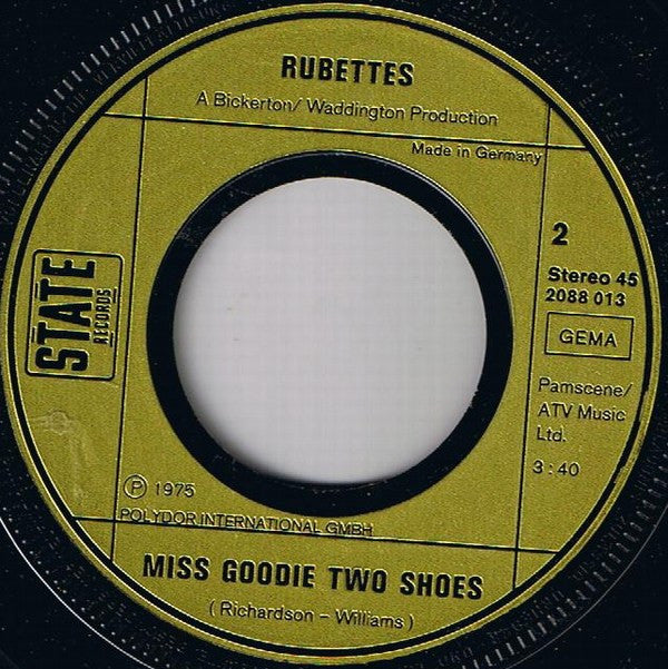 The Rubettes : Little Darling (7", Single)