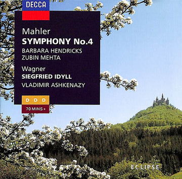 Gustav Mahler, Richard Wagner, Barbara Hendricks, Chaim Taub, Zubin Mehta, Israel Philharmonic Orchestra : Symphony No. 4 / Siegfried Idyll (CD, Comp)