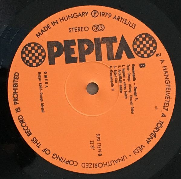 Omega (5) : Gammapolis (LP, Album, Gat)