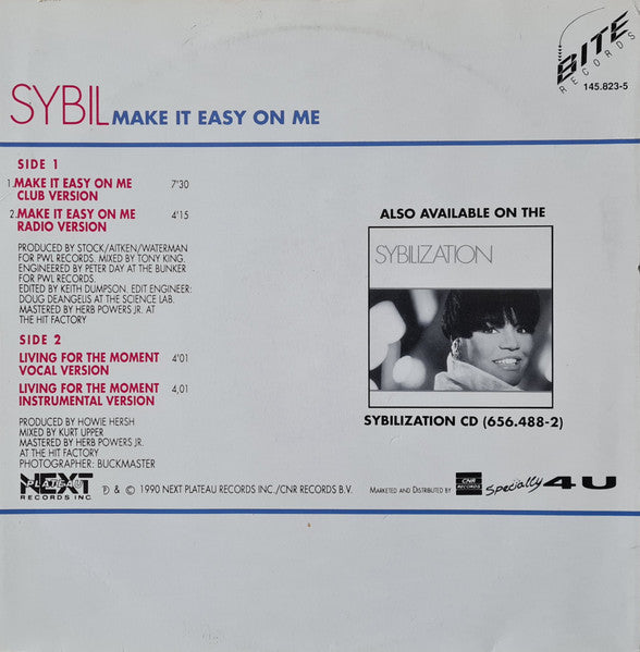Sybil : Make It Easy On Me (12")