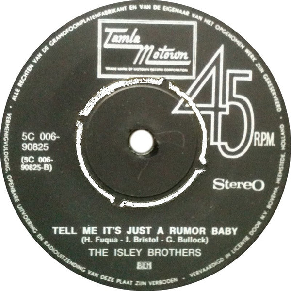 The Isley Brothers : Good Things (7")