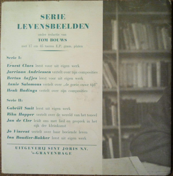 Gabriel Smit : Gabriel Smit Leest Uit eigen Werk (7", EP)