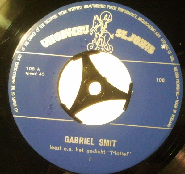 Gabriel Smit : Gabriel Smit Leest Uit eigen Werk (7", EP)
