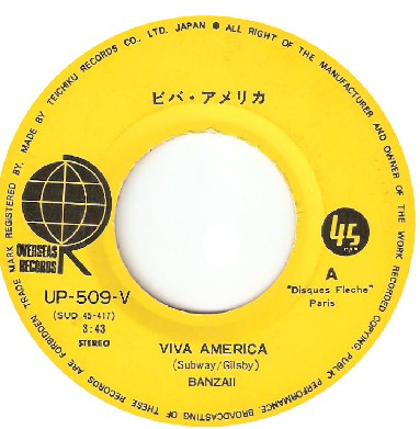 Banzaii : Viva America (7")