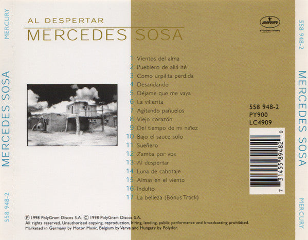 Mercedes Sosa : Al Despertar (CD, Album)