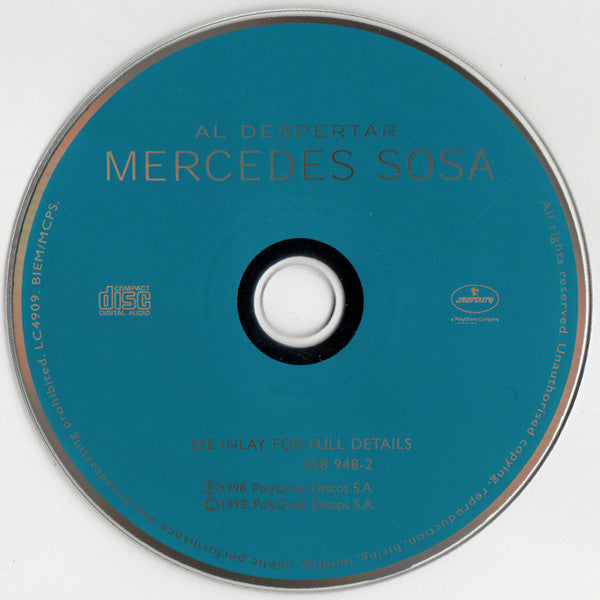 Mercedes Sosa : Al Despertar (CD, Album)