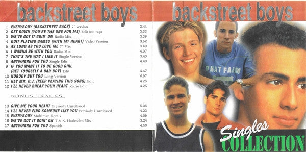 Backstreet Boys : Singles Collection (CD, Comp, Unofficial)
