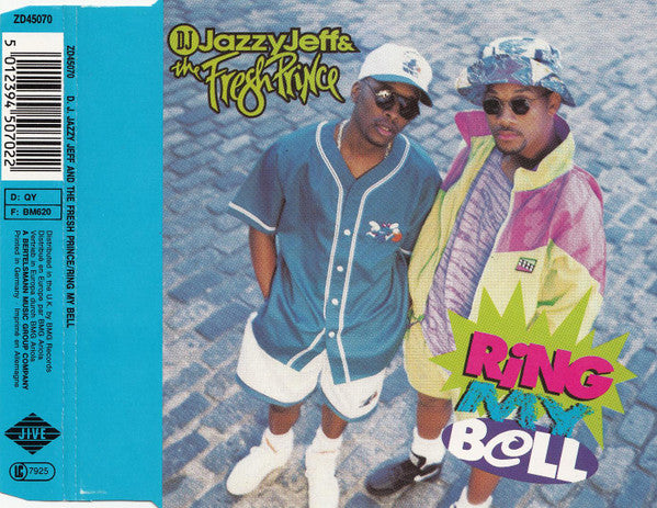 DJ Jazzy Jeff & The Fresh Prince : Ring My Bell (CD, Maxi)