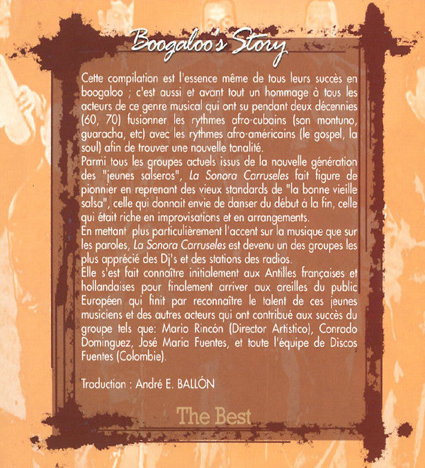 Sonora Carruseles : Boogaloo's Story (CD, Comp, Dig)
