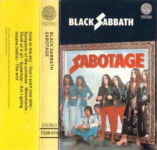 Black Sabbath : Sabotage (Cass, Album)