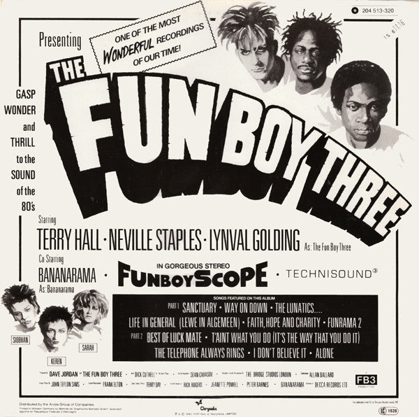 The Fun Boy Three* : The Fun Boy Three (LP, Album)
