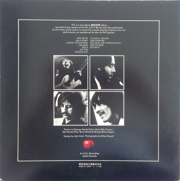 The Beatles : Let It Be (LP, Album, Gat)