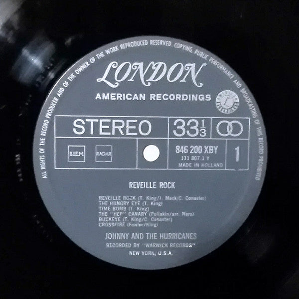 Johnny And The Hurricanes : Reveille Rock (LP, Comp)