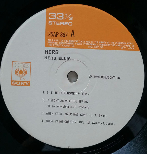 Herb Ellis : Herb (LP, Album)