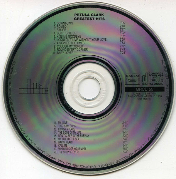 Petula Clark : Greatest Hits (CD, Comp)