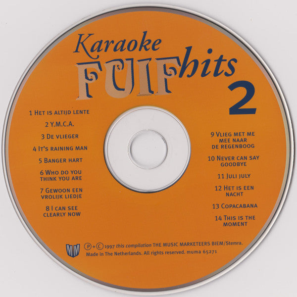 Unknown Artist : Karaoke Fuif Hits 2 (CD)