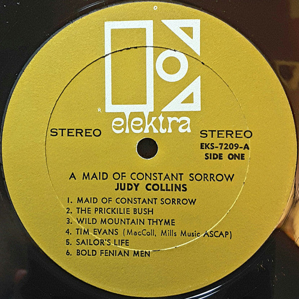 Judy Collins : A Maid Of Constant Sorrow (LP, Album, RE)