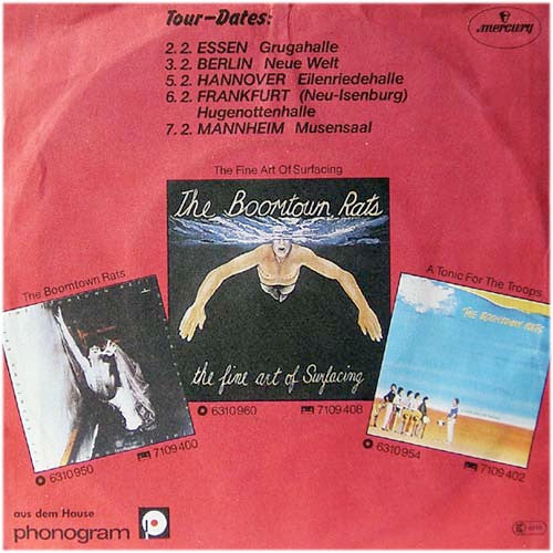 The Boomtown Rats : Someone's Looking At You (7", Single)