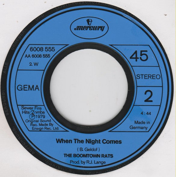 The Boomtown Rats : Someone's Looking At You (7", Single)