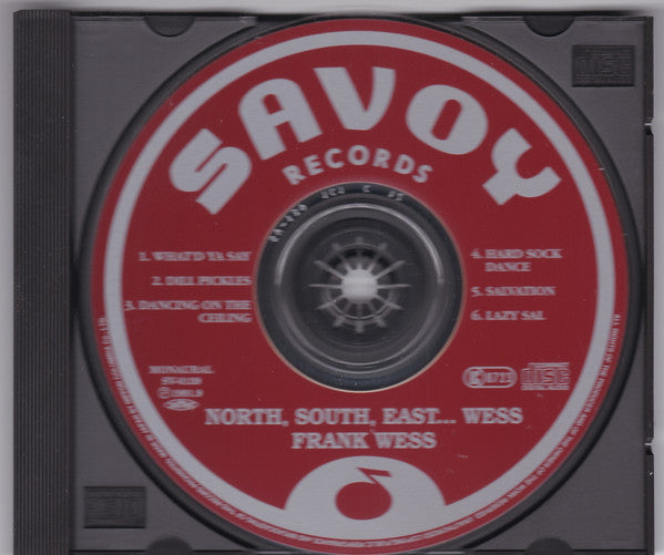 Frank Wess Featuring Frank Foster, Henry Coker, Benny Powell, Kenny Burrell, Eddie Jones, Kenny Clarke : North, South, East.....Wess (CD, Album, Mono)