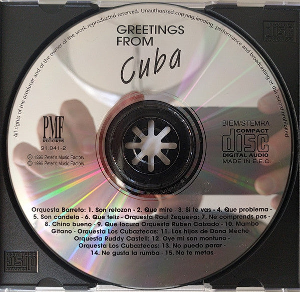 Various : Greetings From Cuba - Mambo De Cuba (CD, Comp)