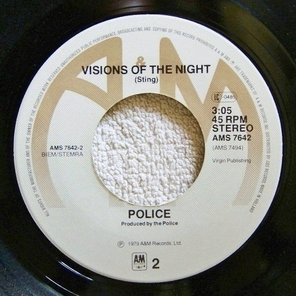 The Police : Walking On The Moon (7", Single)