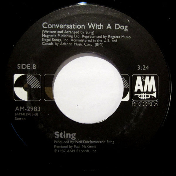 Sting : We'll Be Together (7", Single, Styrene, Car)