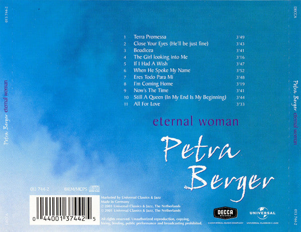 Petra Berger : Eternal Woman (CD, Album)