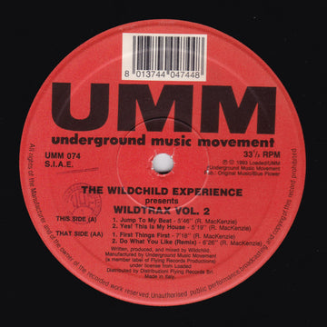 The Wildchild Experience* : Wildtrax Vol. 2 (12")