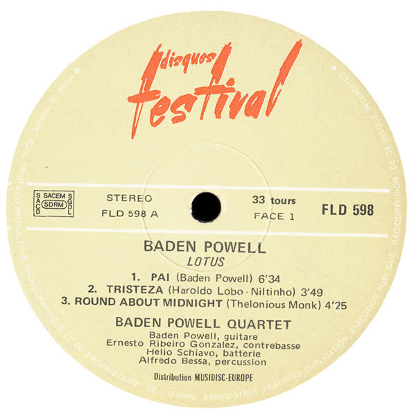 Baden Powell : Lotus (LP, Album)