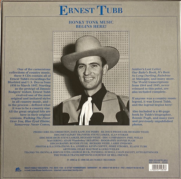 Ernest Tubb : Walking The Floor Over You (8xCD, Comp)