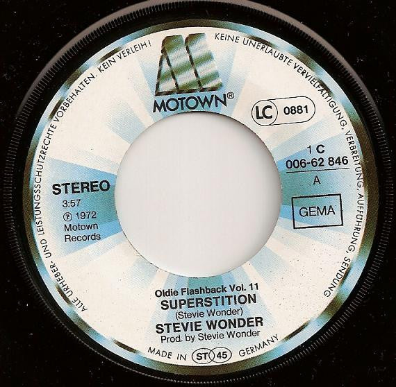 Stevie Wonder : Superstition / I Was Made To Love Her (7", Single)