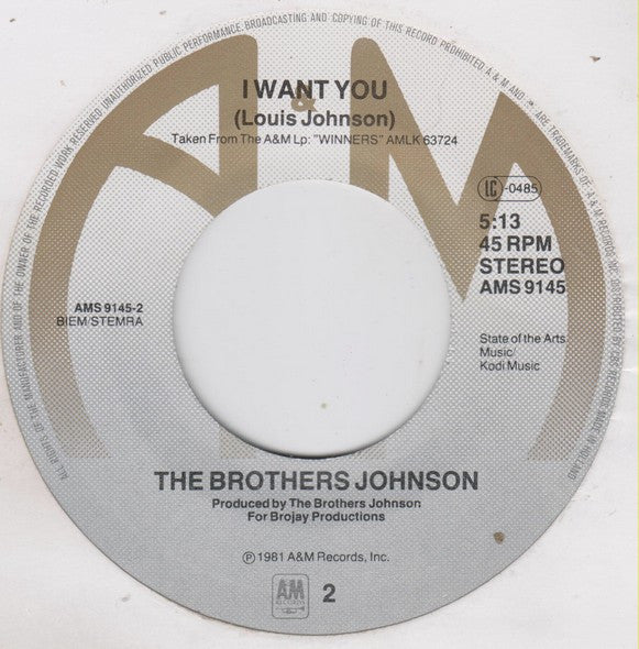 Brothers Johnson : The Real Thing (7", Single)