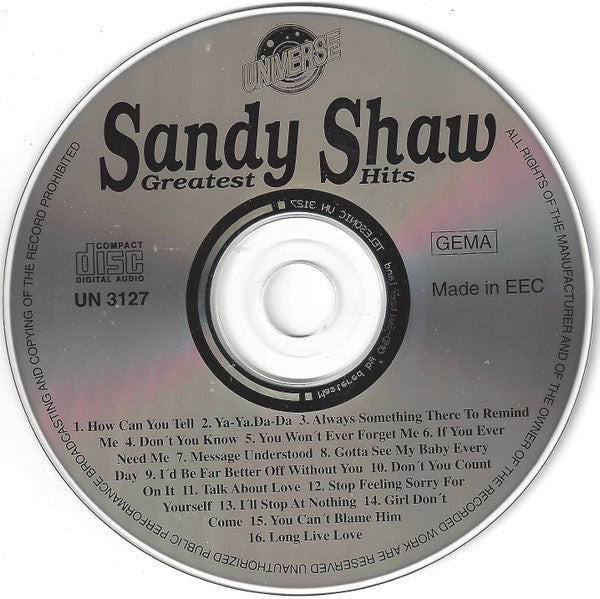 Sandie Shaw : Greatest Hits (CD, Comp)