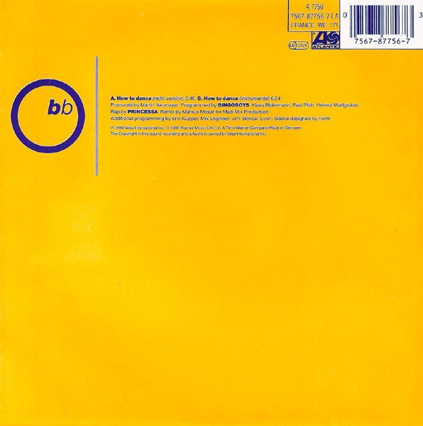 Bingoboys Featuring Princessa (2) : How To Dance (7", Single)