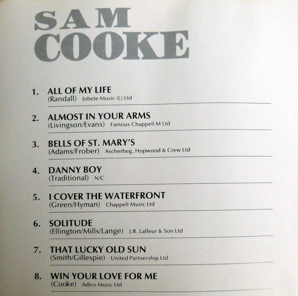 Sam Cooke : You Send Me (CD, Comp, RM)