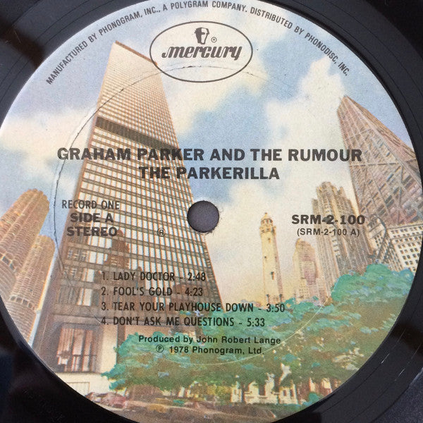 Graham Parker And The Rumour : The Parkerilla (2xLP, Album, Ter)