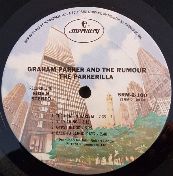 Graham Parker And The Rumour : The Parkerilla (2xLP, Album, Ter)
