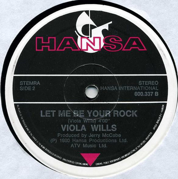 Viola Wills : Up On The Roof (Special U.S. Disco-Mix) (12")