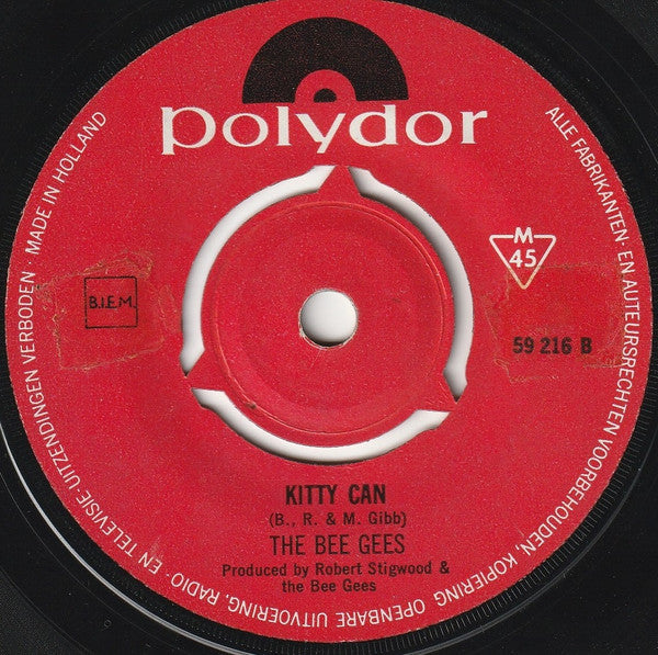 Bee Gees : I've Gotta Get A Message To You / Kitty Can (7", Single, Mono)
