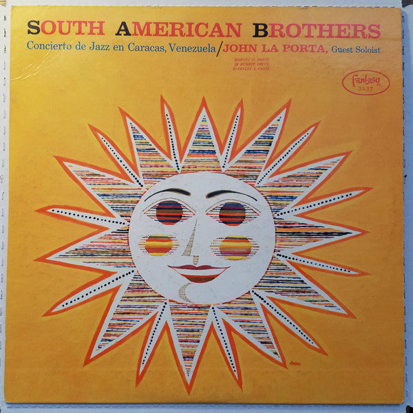 John Laporta, Orquesta Casablanca, Walter Albrecht Sextet, Charlie Nagy Quintet : South American Brothers (LP, Album, Mono, Red)