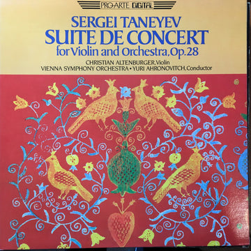 Sergey Ivanovich Taneyev, Christian Altenburger, Wiener Symphoniker, Yuri Ahronovitch : Suite De Concert For Violin And Orchestra, Op. 28 (LP, Gat)