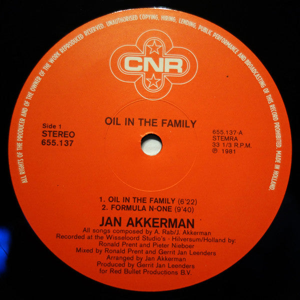 Jan Akkerman : Oil In The Family (LP, Album)