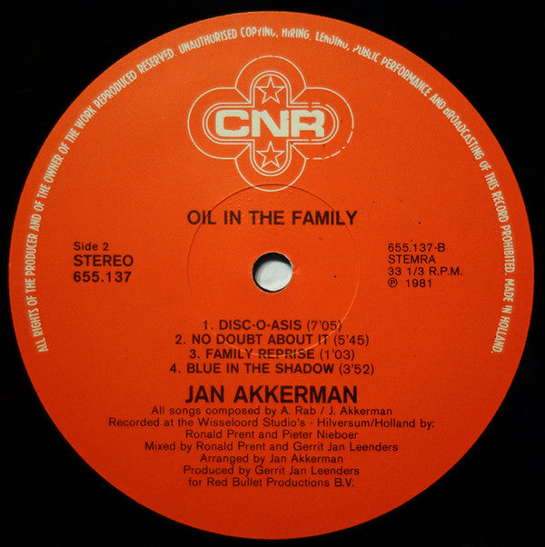 Jan Akkerman : Oil In The Family (LP, Album)