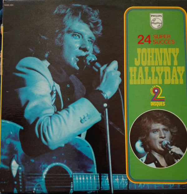 Johnny Hallyday : 24 Super Succès (2xLP, Comp)