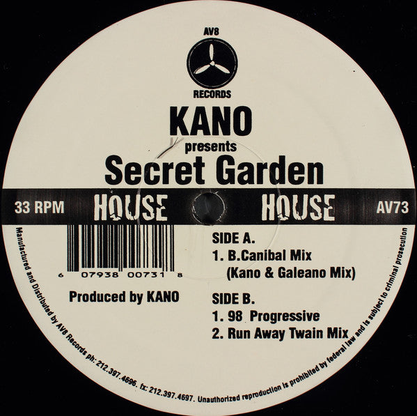 Kano* : Secret Garden (12")