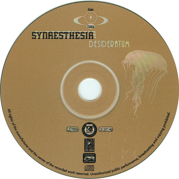 Synaesthesia : Desideratum (2xCD, Album)