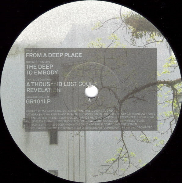 Joris Voorn : From A Deep Place (3x12", Album, Ltd)