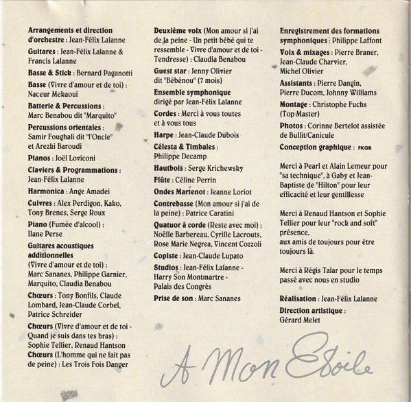 Francis Lalanne : Tendresses (CD, Album)